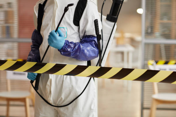 Professional Biohazard Cleanup technician working in Selma, IN